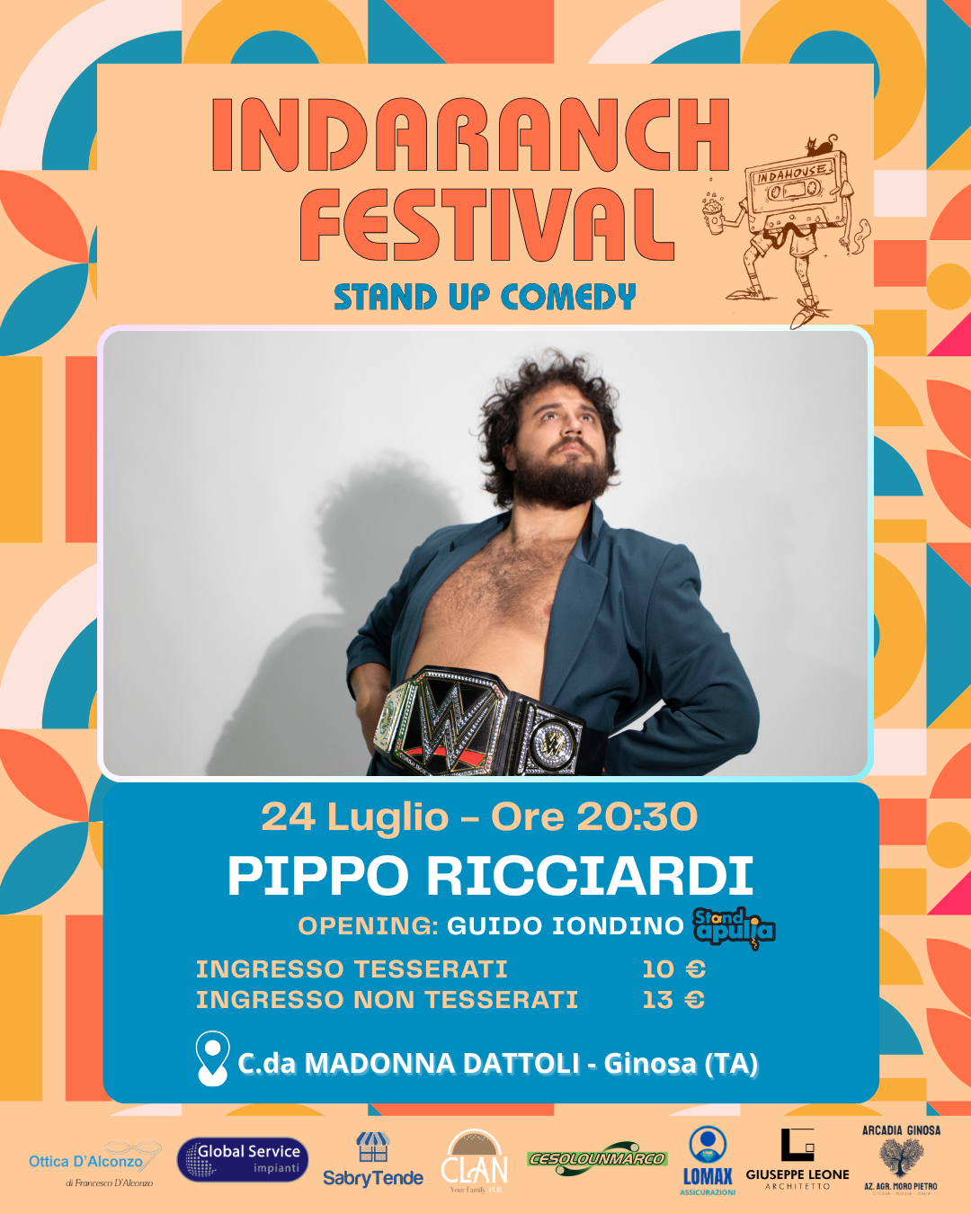 Locandina di Pippo Ricciardi @ Indaranch Festival 