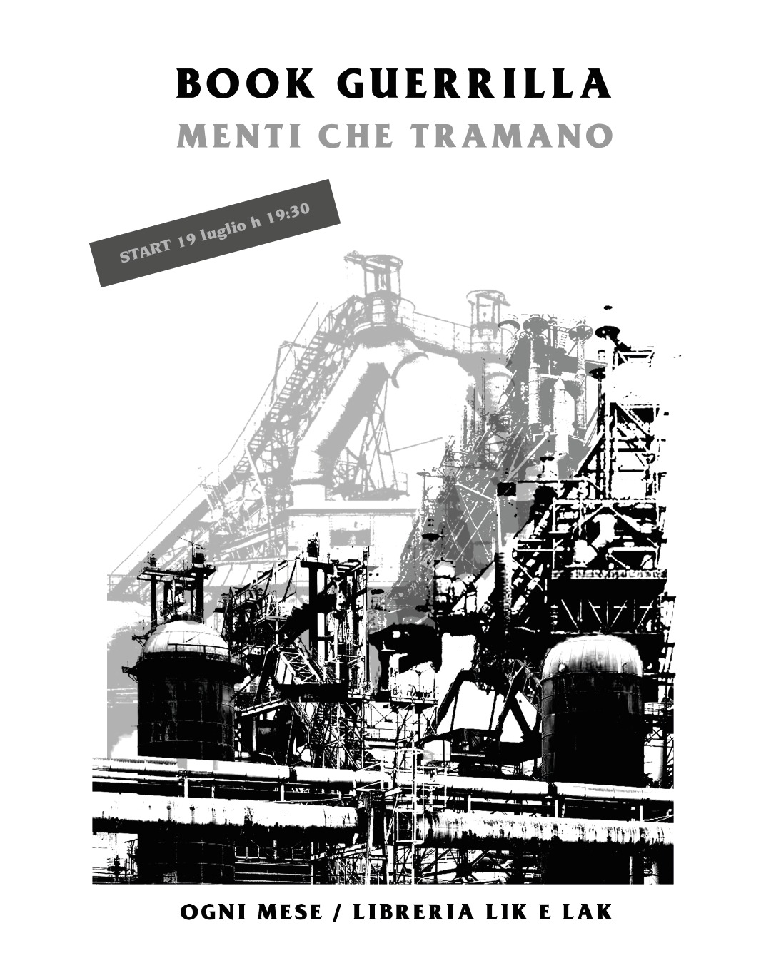 Locandina di BOOK GUERRILLA | Menti che tramano